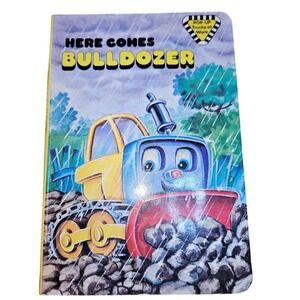 Vintage 1992 Bulldozer Pop-Up Book | David Breverton Interactive Pop-Up